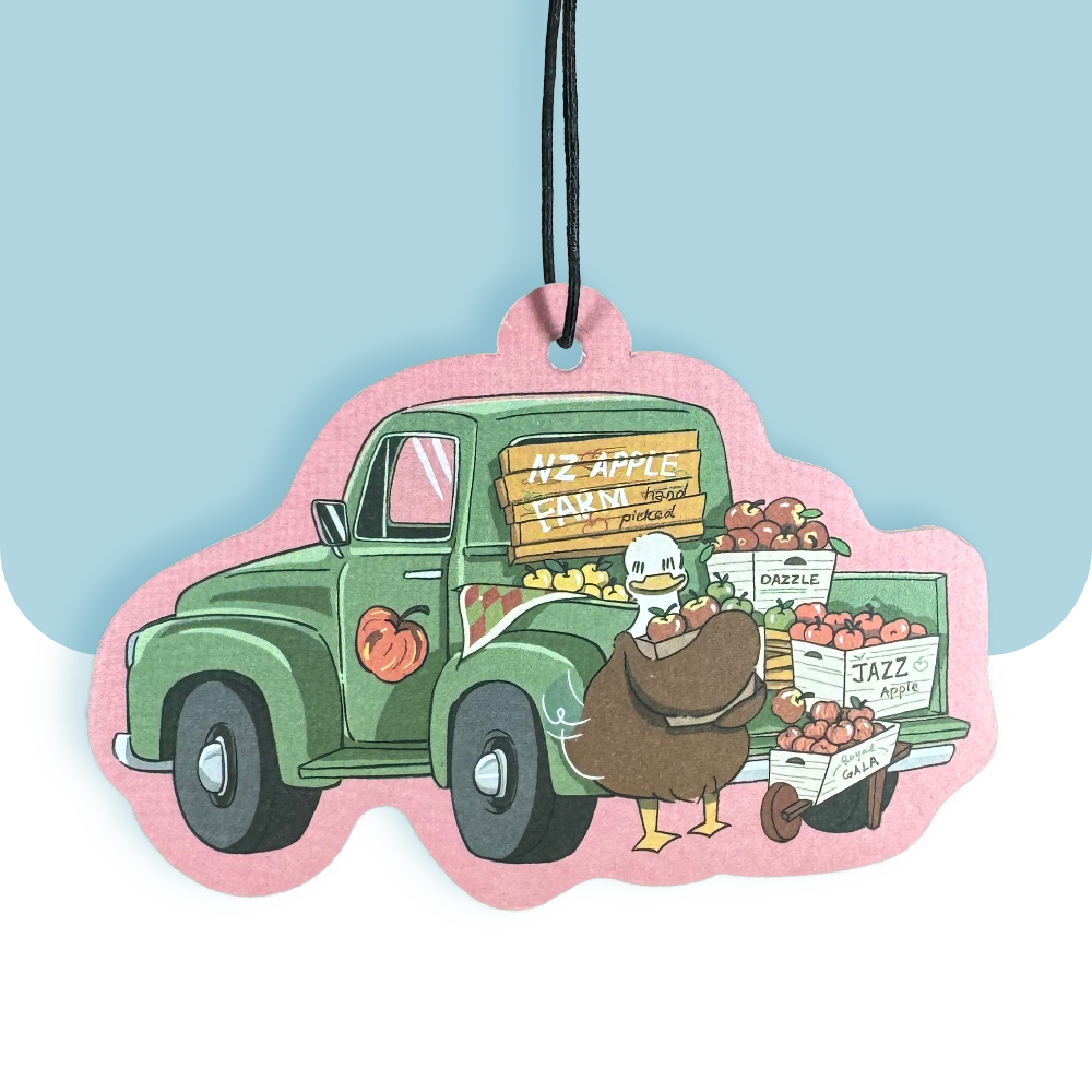 Matcha latte Road Trip - Apple Scented Air Freshener