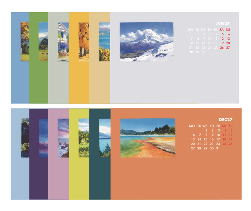 My Little Window Scene Calendar - 2027 Scenic Pack