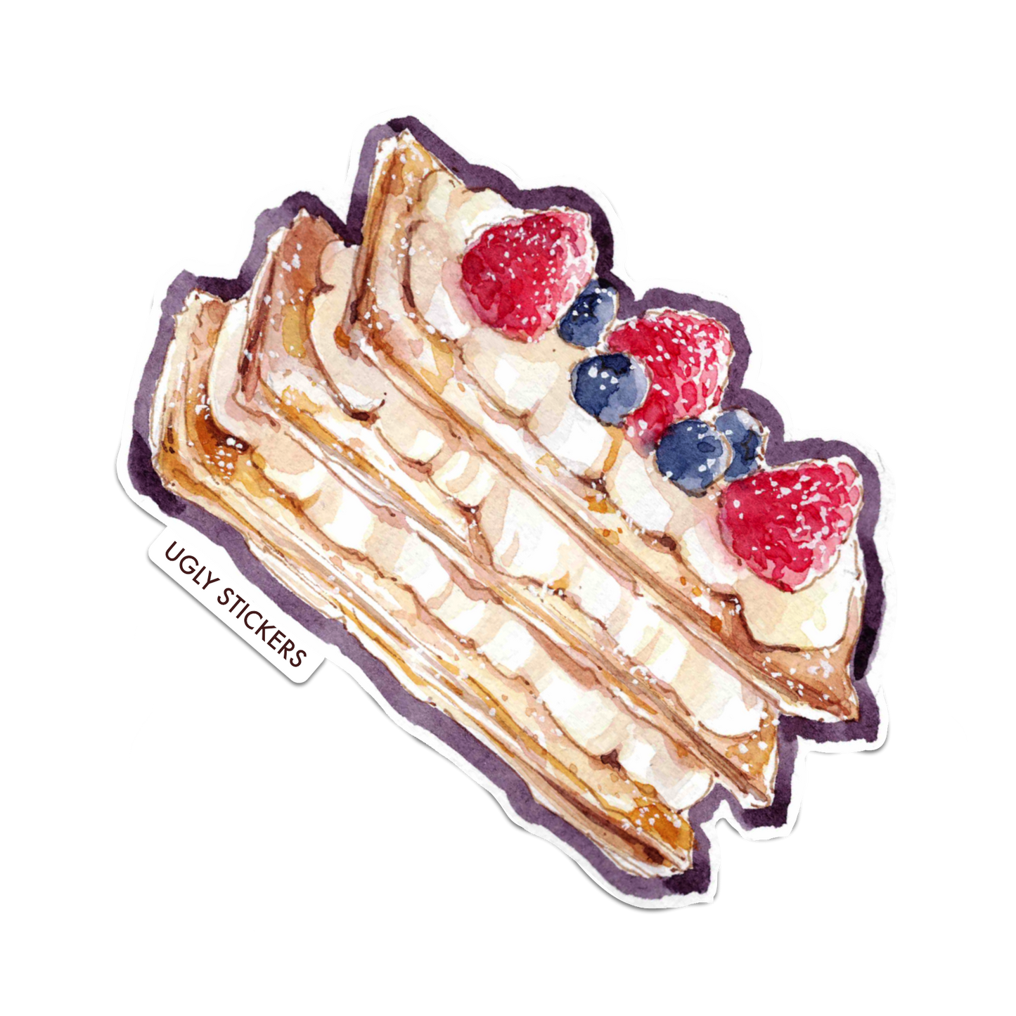 Berry, Creamy White Choco, Yoghurt Mille Feuill