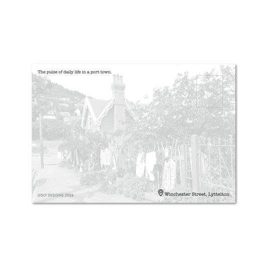 My Sketched Journey Postcards - Winchester Street, Lyttelton