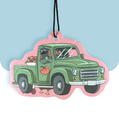 Matcha latte Road Trip - Apple Scented Air Freshener