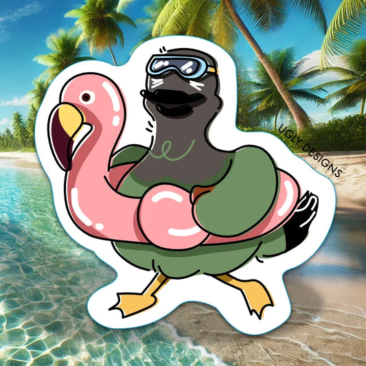Matcha in swimming ring