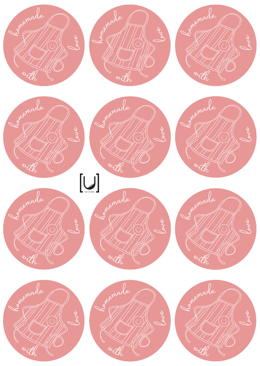 Baking - Apron Sticker Sheet