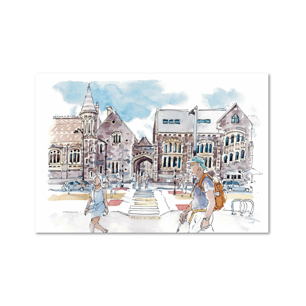My Sketched Journey- Postcards
