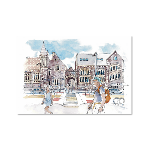 My Sketched Journey Postcards - The Arts Center