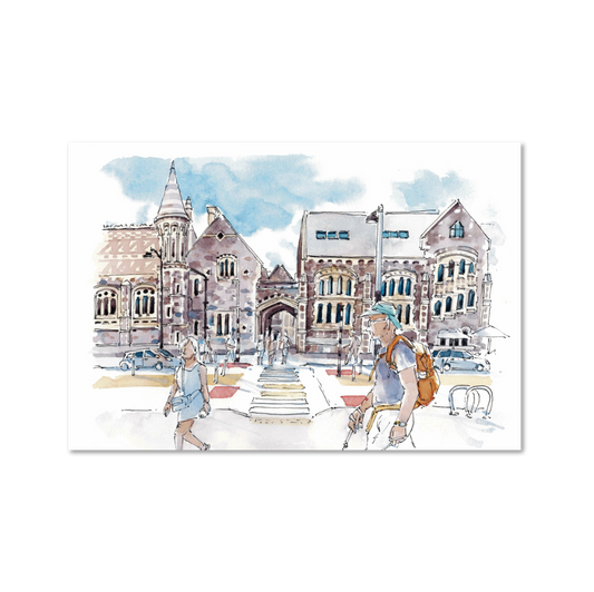 My Sketched Journey Postcards - The Arts Center
