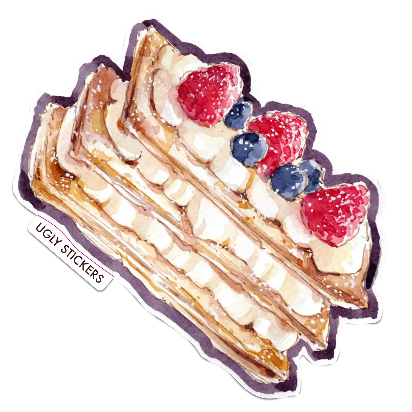 Berry, Creamy White Choco, Yoghurt Mille Feuill