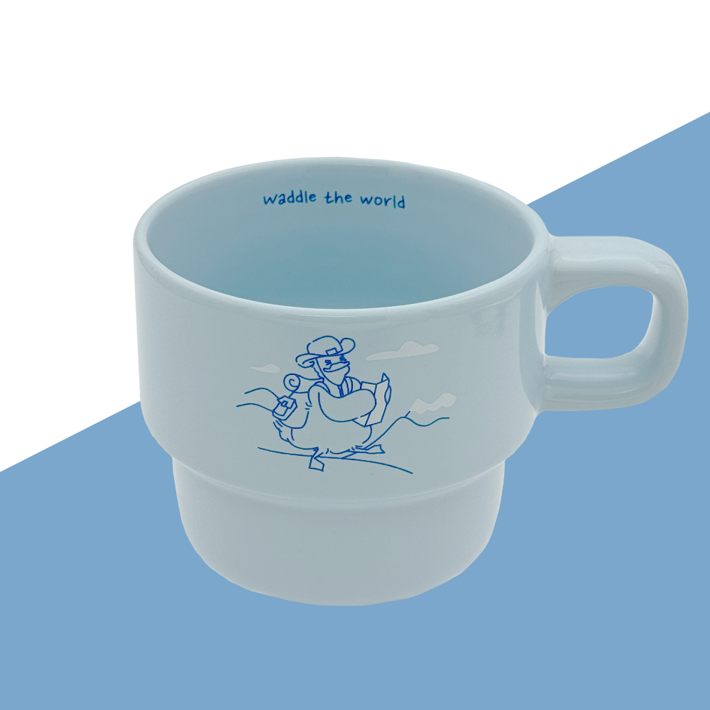 Matcha & Latte Stackable mugs - Waddle The World