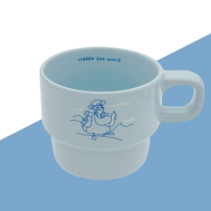 Matcha & Latte Stackable mugs - Waddle The World