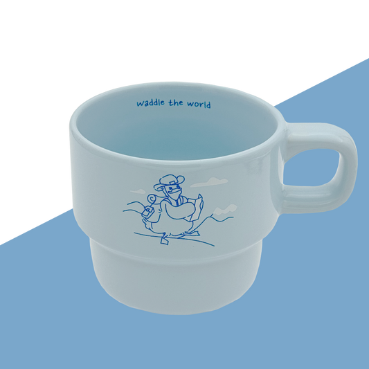 Matcha & Latte Stackable mugs - Waddle The World