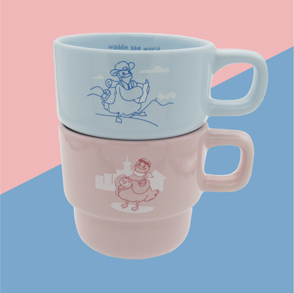 Matcha & Latte: Waddling The World Together - Mug Set