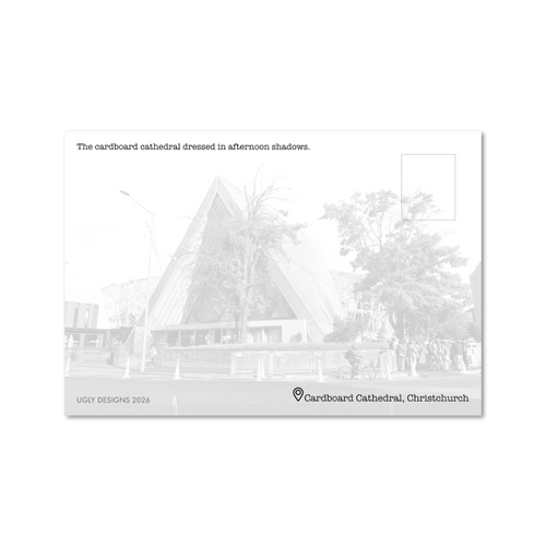 My Sketched Journey Postcards - Cardboard Cathedral