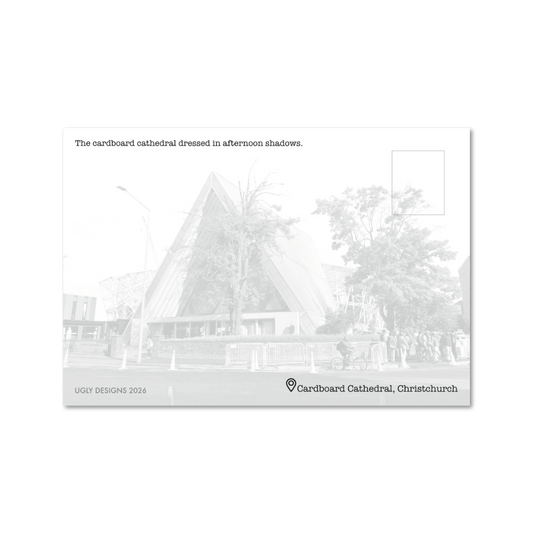 My Sketched Journey Postcards - Cardboard Cathedral