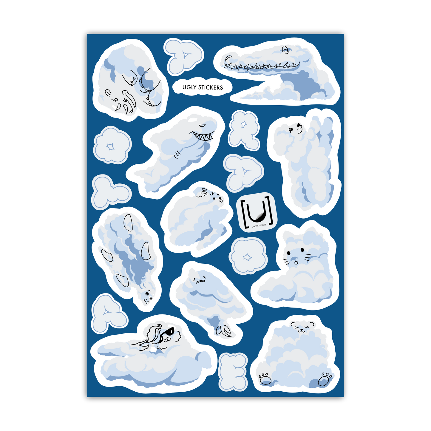 Aotearoa cloud A6 Sticker Sheet