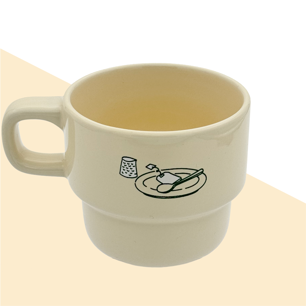 Matcha & Latte Stackable mugs - Brew~tiful Day