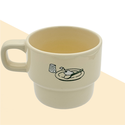 Matcha & Latte Stackable mugs - Brew~tiful Day