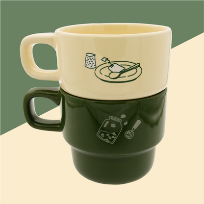 Matcha & Latte Coffee and Tea: Mug Set