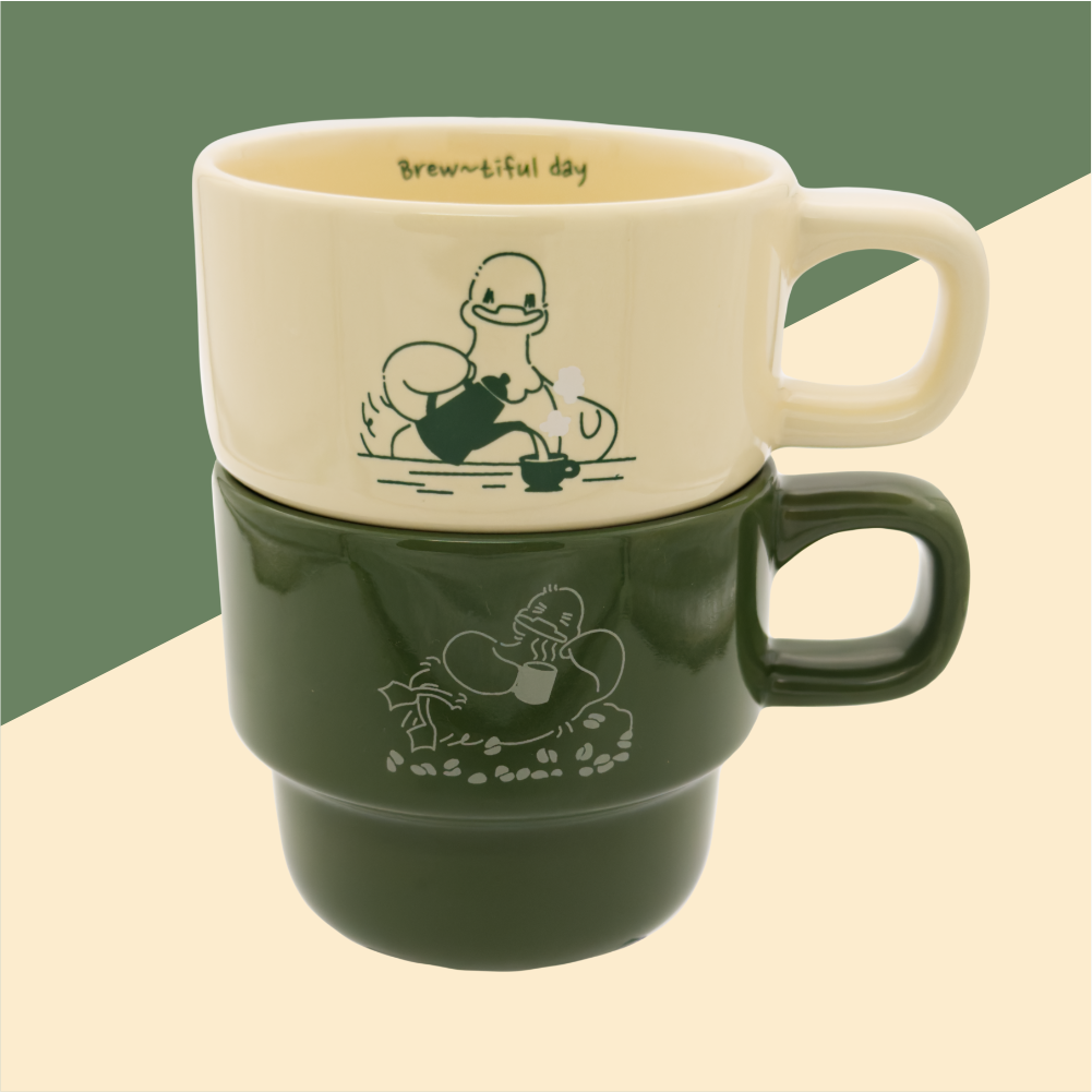 Matcha & Latte Coffee and Tea: Mug Set