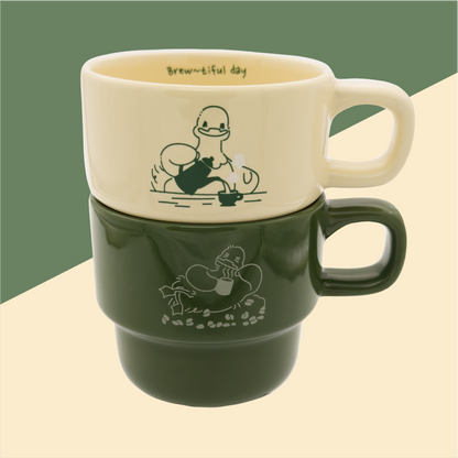 Matcha & Latte Coffee and Tea: Mug Set