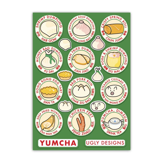 Dimsum Stickers A6 Sticker Sheet
