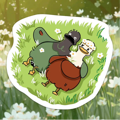 Matcha Latte Lay On Grass