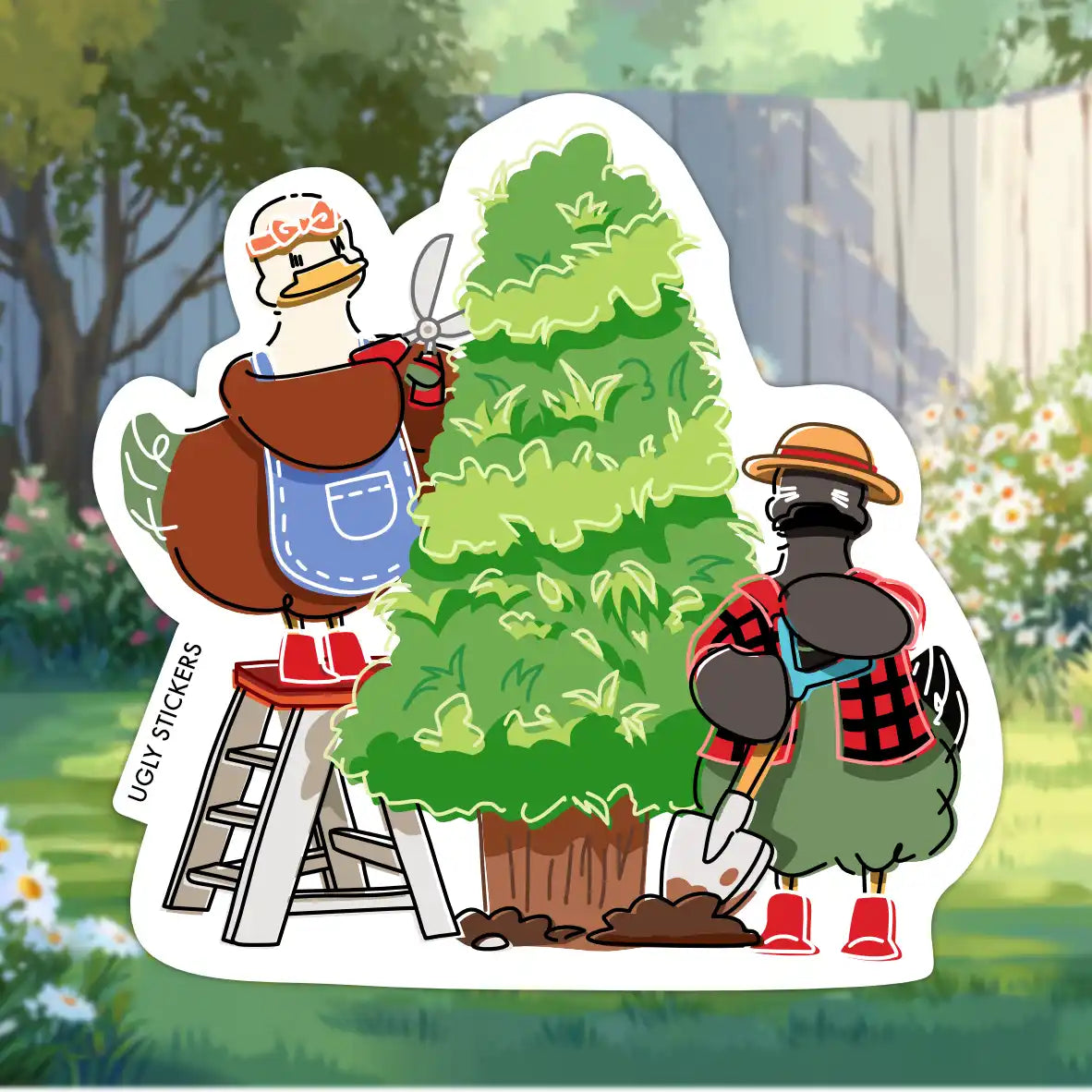 Matcha Latte Tree Trimming