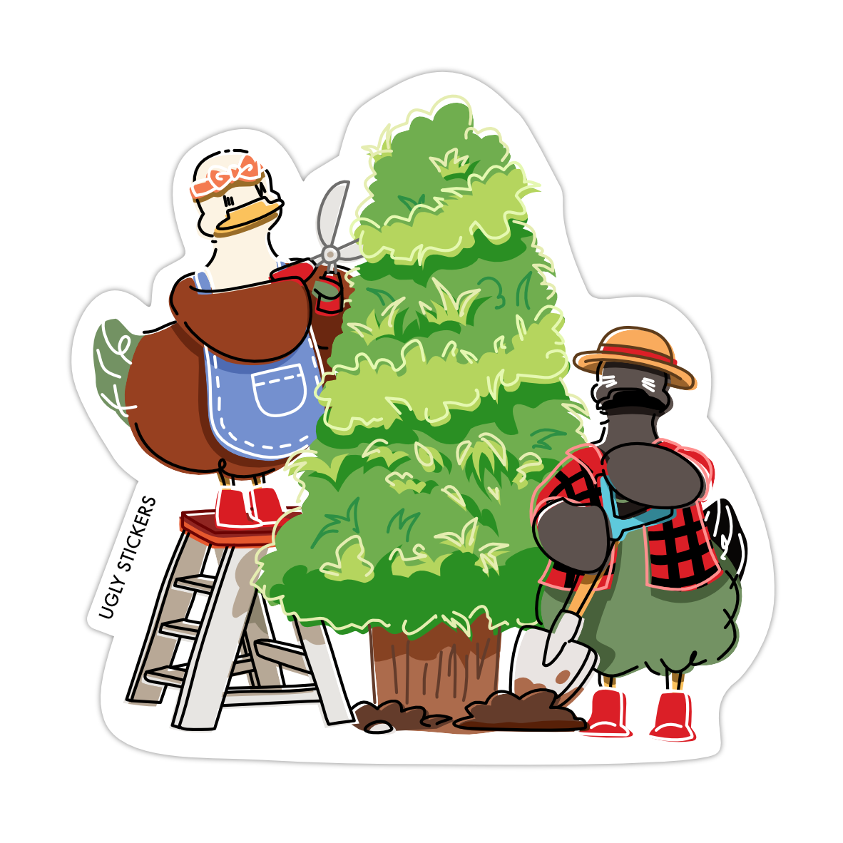 Matcha Latte Tree Trimming