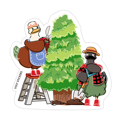 Matcha Latte Tree Trimming