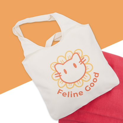 Canvas Tote Bags - Feline Good