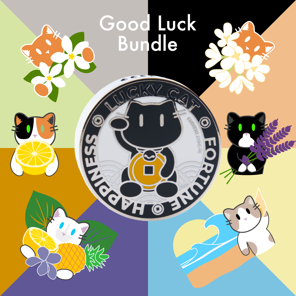 Lucky Cat Car Diffuser: Good Luck Bundle