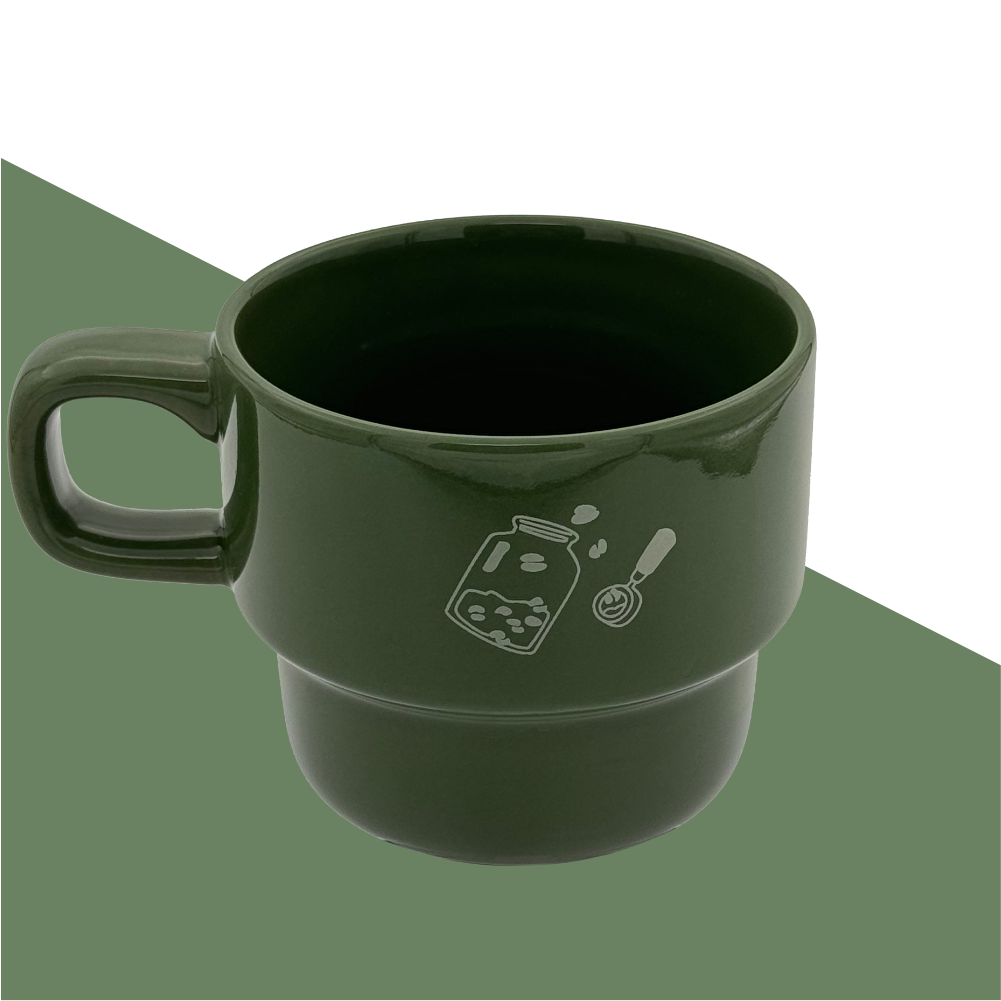 Matcha & Latte Stackable mugs - Quackaccino Fix