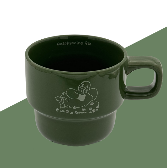 Matcha & Latte Stackable mugs - Quackaccino Fix