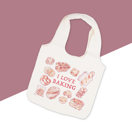 Canvas Tote Bags - I Love Baking