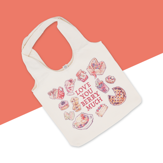 Canvas Tote Bags - Love you Berry Much