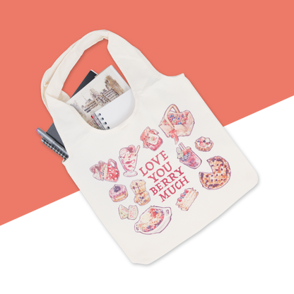 Canvas Tote Bags - Love you Berry Much