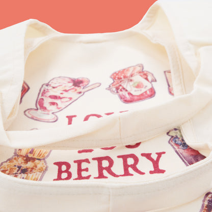 Canvas Tote Bags - Love you Berry Much