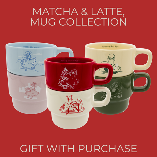 Matcha & Latte Mug Collection with Free Gift