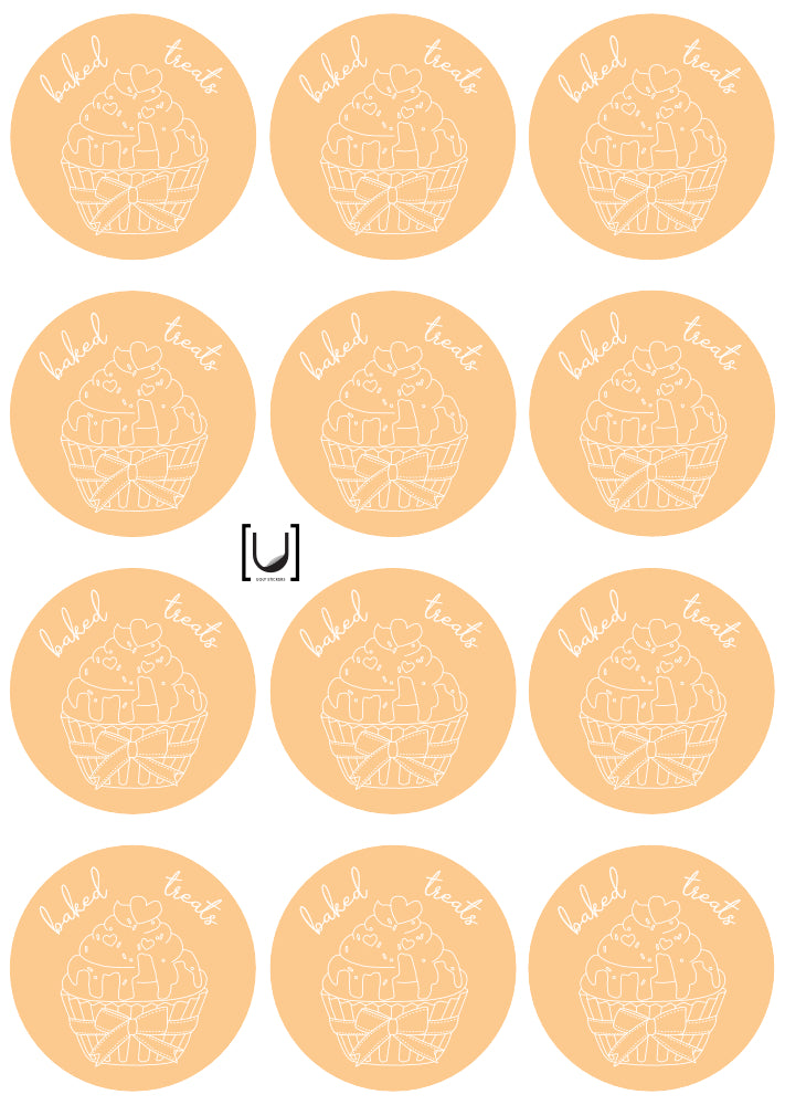 Baking - Muffin Sticker Sheet