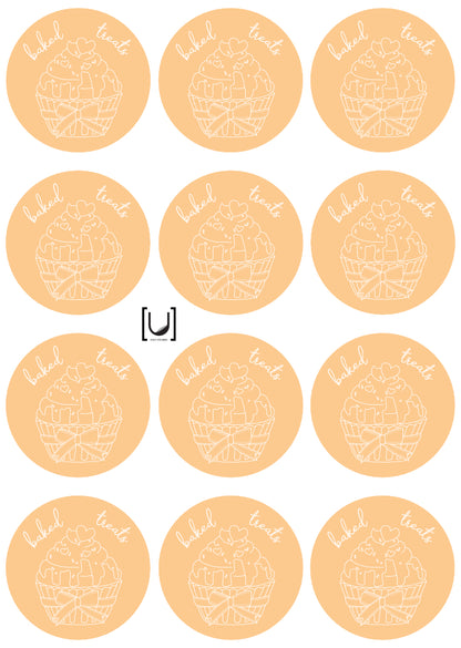 Baking - Muffin Sticker Sheet
