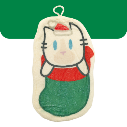 Christmas Cat - Hand Towel