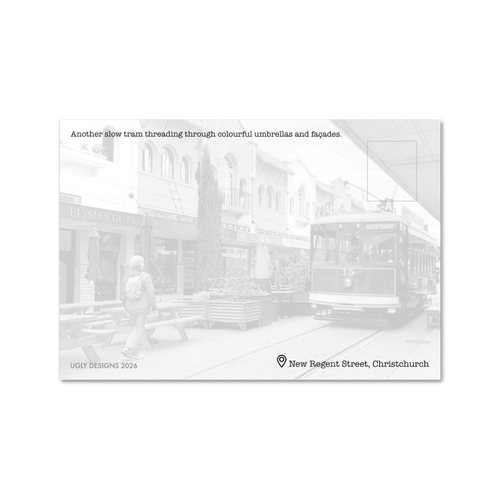 My Sketched Journey Postcard - New Regent Street