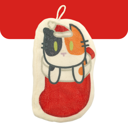 Christmas Cat - Hand Towel