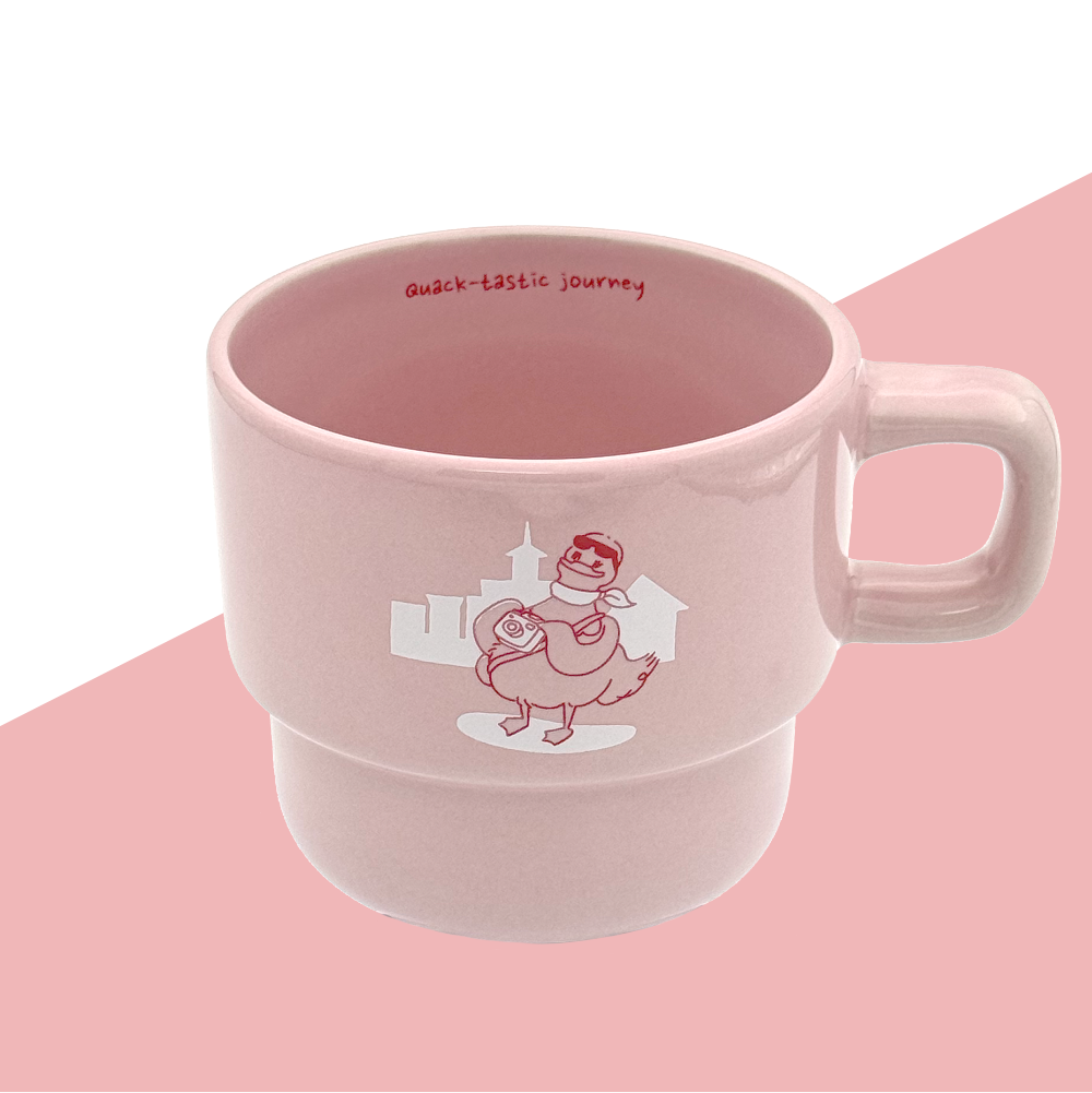 Matcha & Latte Stackable mugs - Quack-tastic Journey