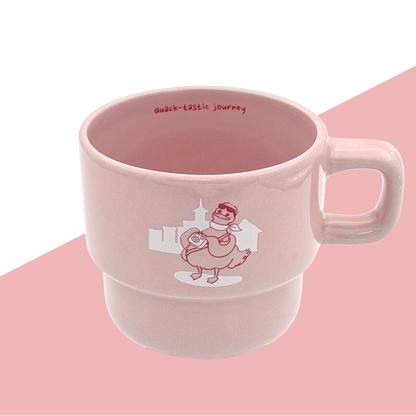 Matcha & Latte Stackable mugs - Quack-tastic Journey