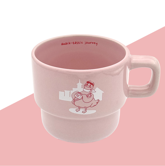 Matcha & Latte Stackable mugs - Quack-tastic Journey
