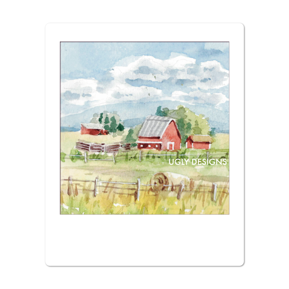 Insta Memory - Red Farm House