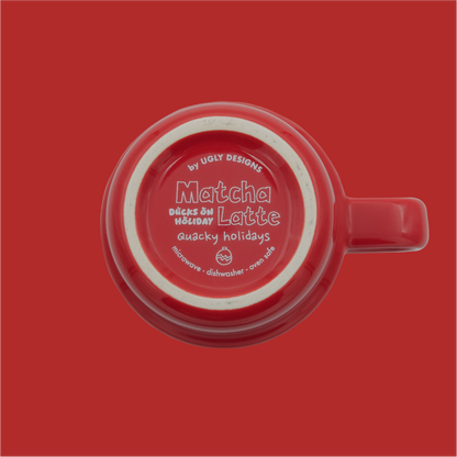 Matcha & Latte Stackable mugs - Merry Quack'mas