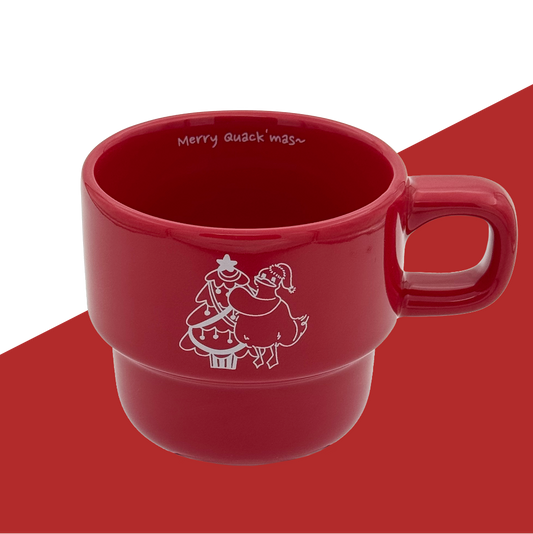 Matcha & Latte Stackable mugs - Merry Quack'mas