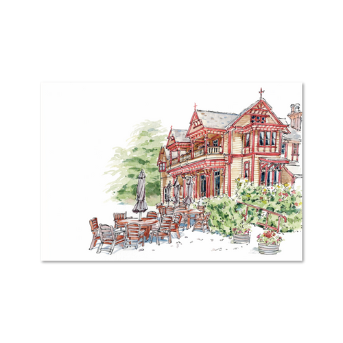 My Sketched Journey Postcards - Riccarton House