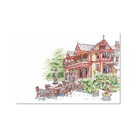 My Sketched Journey Postcards - Riccarton House
